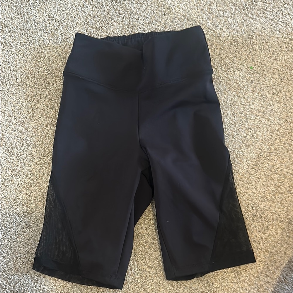 Girl’s Black High-Waisted Shorts